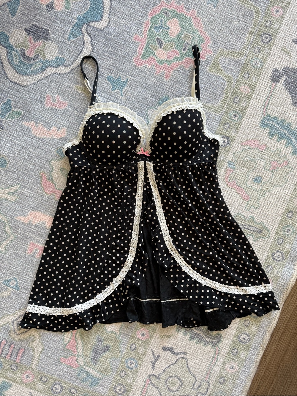 VS Polka-Dot Babydoll Chemise